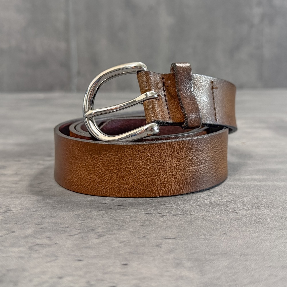Vintage VTG Y2K 2000's 00's Gap Brown Cow Leather Belt